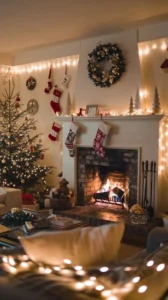 garland cedar fireplace