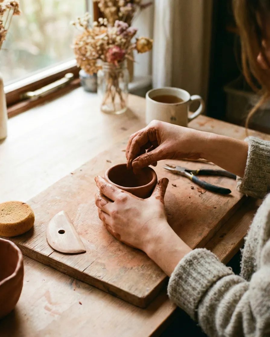 Discover how to create a handmade ceramic mug using simple coil pottery techniques. Perfect for slow mornings and creative inspiration! Explore cozy pottery ideas that blend craftsmanship and warmth. #potteryideas #coilpottery #ceramicart 