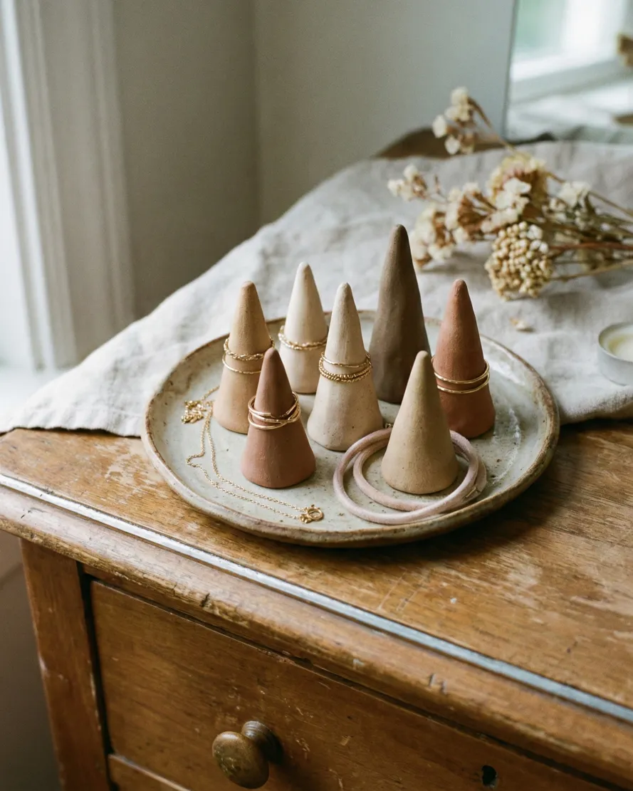 Minimal Ceramic Ring Holders – Stylish Pottery Ideas 