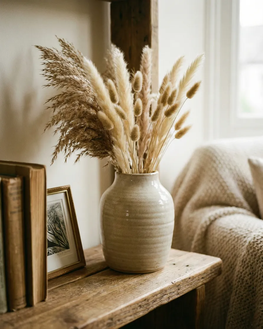 Neutral Home Decor with Handmade Ceramic Vase – Pottery Ideas 