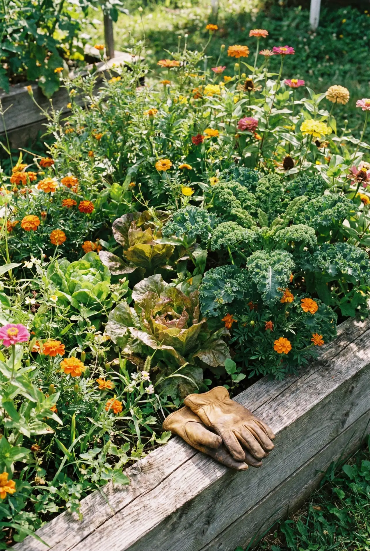 You don't need a separate veg patch. Learn how to mix edibles into your flower beds for a beautiful, bountiful garden. #ediblegarden #growyourfood